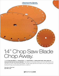 Chop Saw Blade